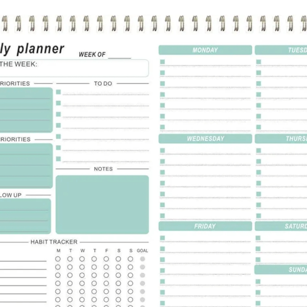 Weekly Goals Schedule Planner - Picture 4 of 6